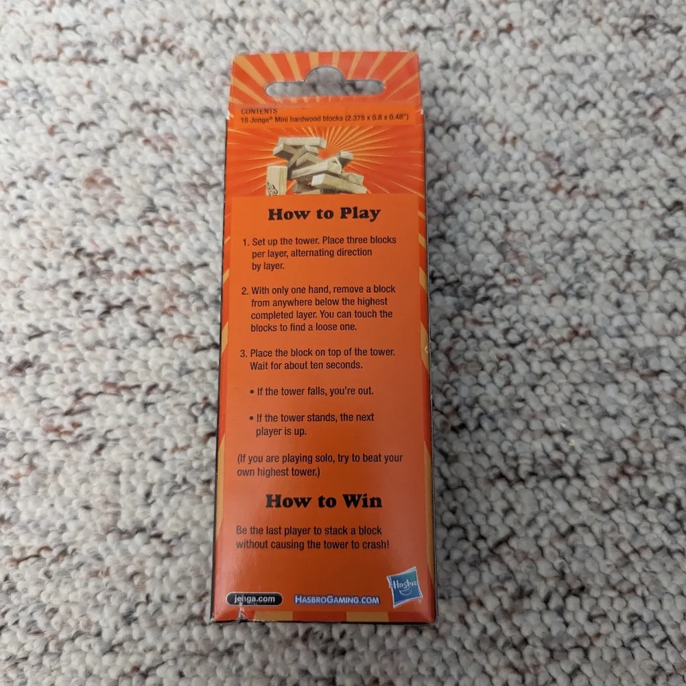 NIB Jenga Mini by Hasbro